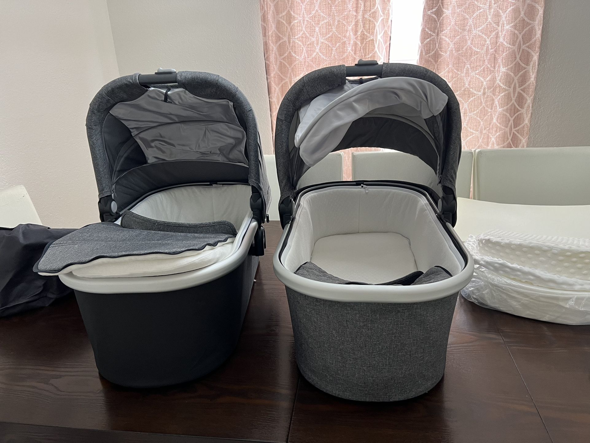 2 New Uppa Baby Bassinets Compatible with the Uppa baby Stroller