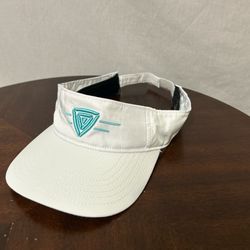 Signature Blue and White Visor