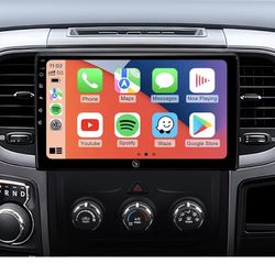10.2inch Car Radio Stereo for Dodge Ram Pickup 1 3 2014 2015 2016 2017 2018 Wireless CarPlay & Android Auto, HD Touchscreen, Android 1