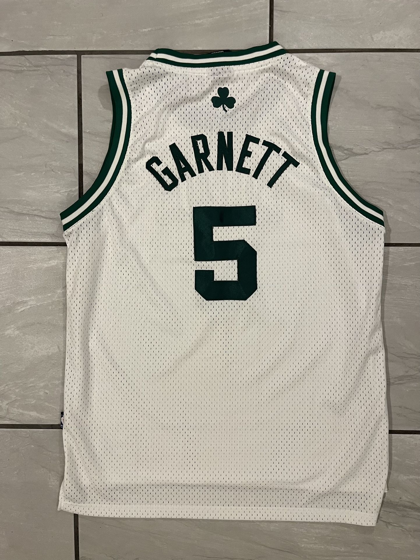 Vintage Kevin Garnett #5 Boston Celtics Adidas Stitched Jersey Youth Sz XL Boys
