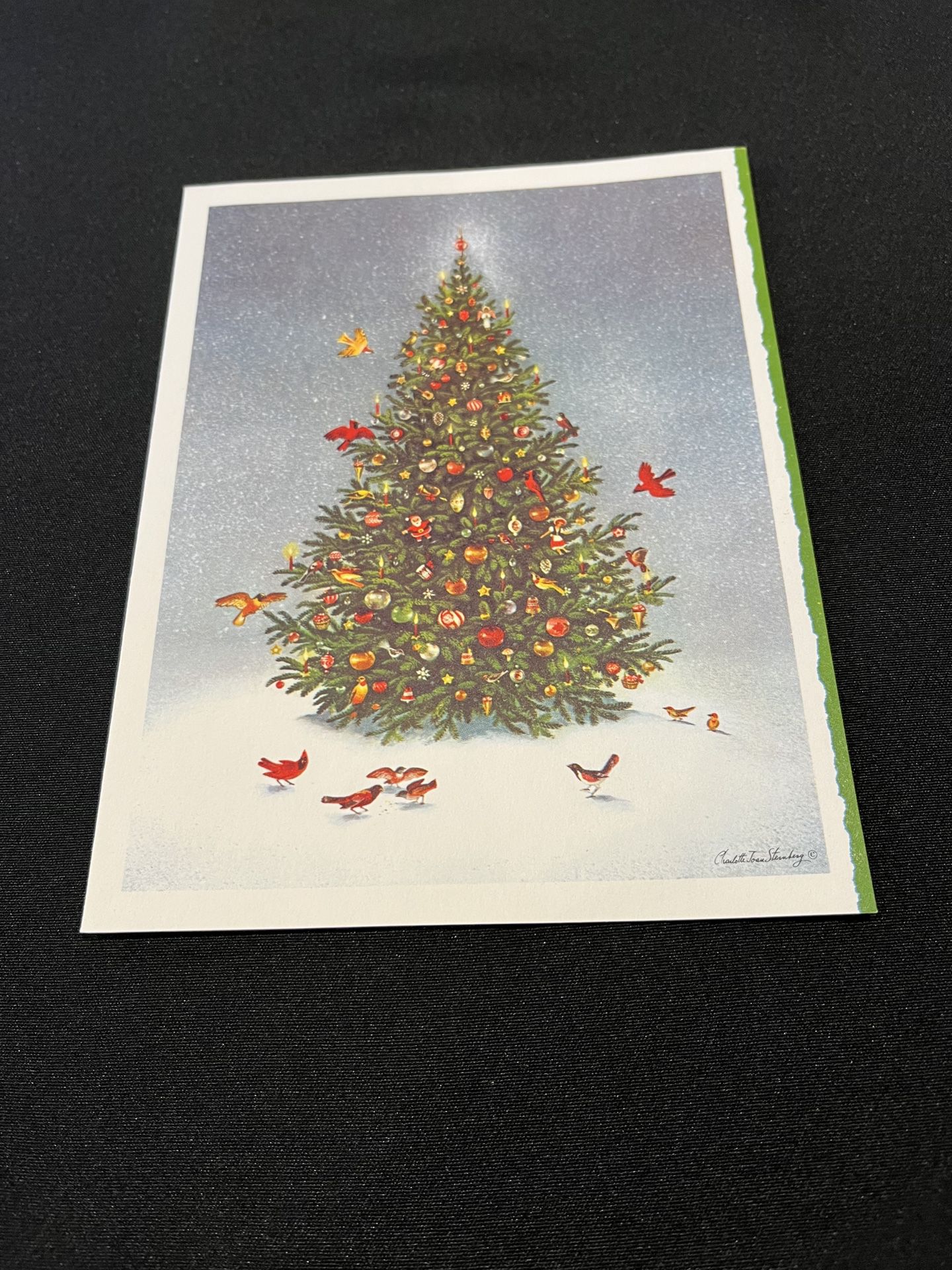 Nine Unused Vintage American Artists Group Christmas Cards No Envelopes 