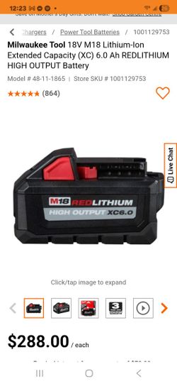 high output batter m18