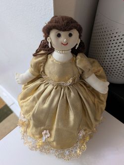 Beauty and the Beast, reversible doll