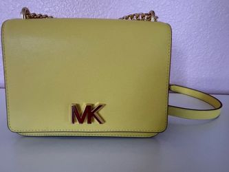 New Michael Kors Mott leather Yellow