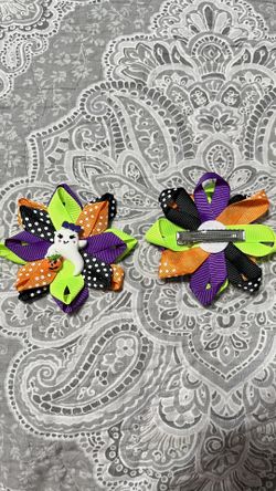 Haloween Hair Clips Set