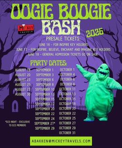 Oogie boogie bash