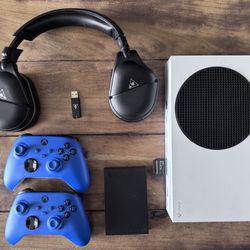 Xbox Series S Bundle – 2.5 TB Storage, 2 Controllers, Turtle Beach 700 Wireless Headset