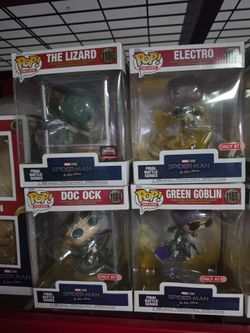 Spiderman no way home funko pop lot
