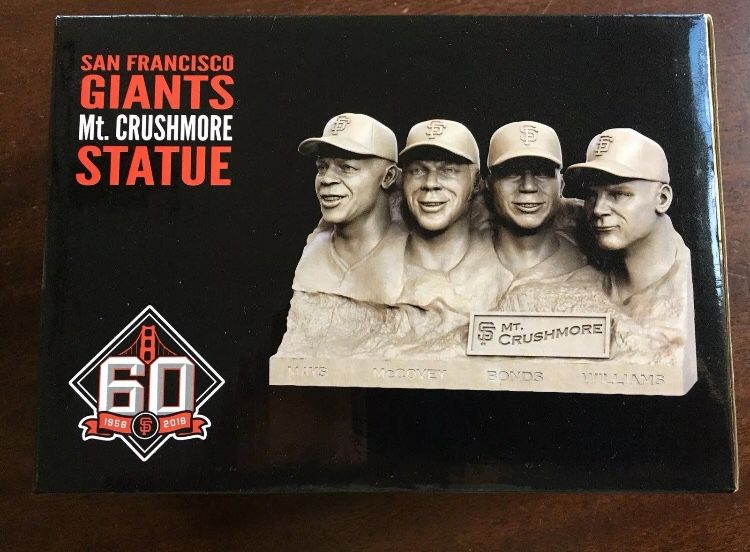 New Mt. Crushmore 60th Anniversary Statue San Francisco Giants