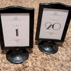 Table Numbers 