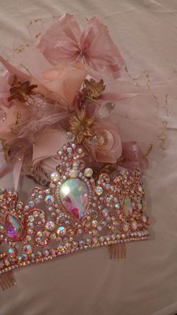 Quinceañera ramo y corona