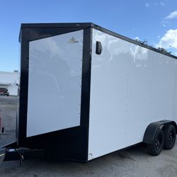 Trailer Enclosed 7 X 14 Extra Feet High We Can Take Credit Cards And We Can Take Trade In