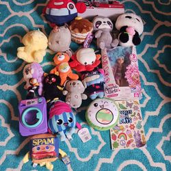 Toys and plushies
