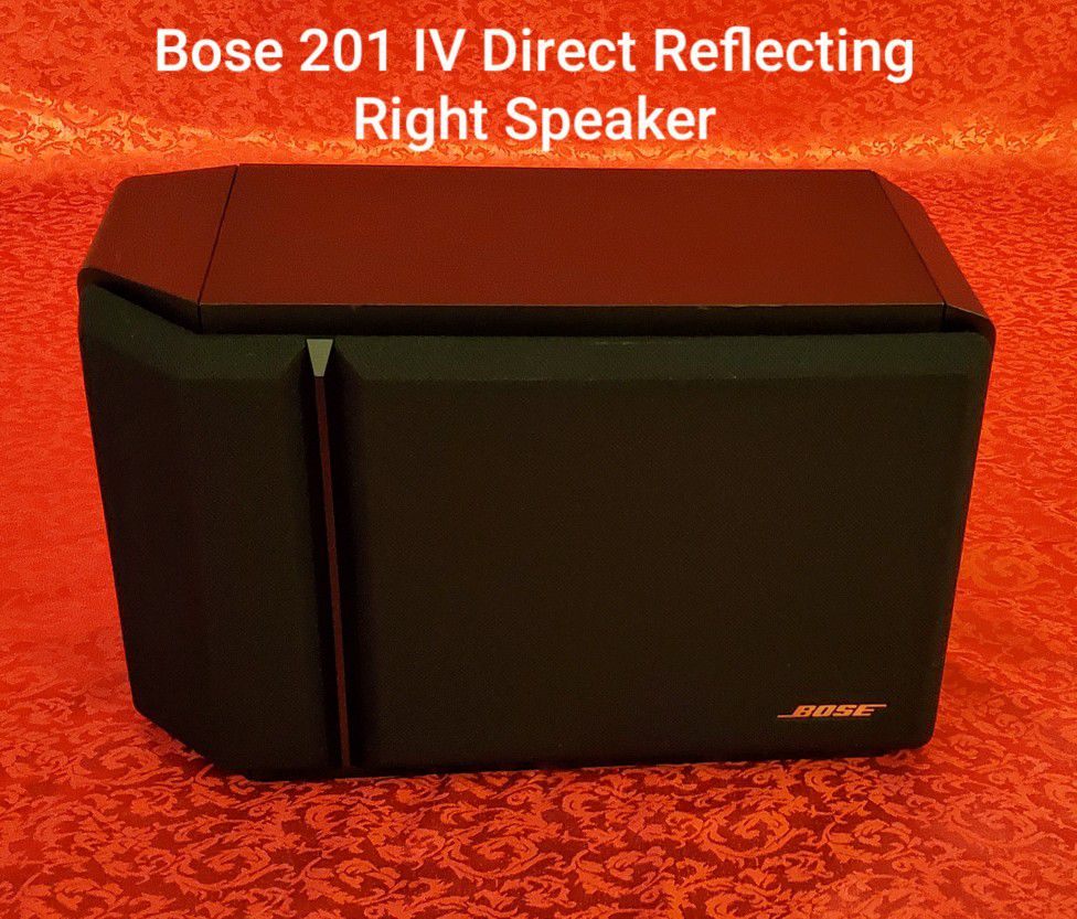 Bose 201 Series IV Direct Reflecting Bookshelf •RIGHT• Speaker Tested/Working