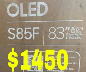 Samsung  83 OLED 144Hz 4K TV  , Check my profile for more models