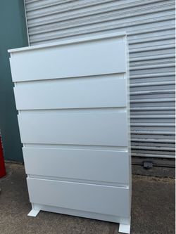 White ikea dresser
