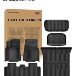 2025 -2026 Tesla Model Y Floor Mats 