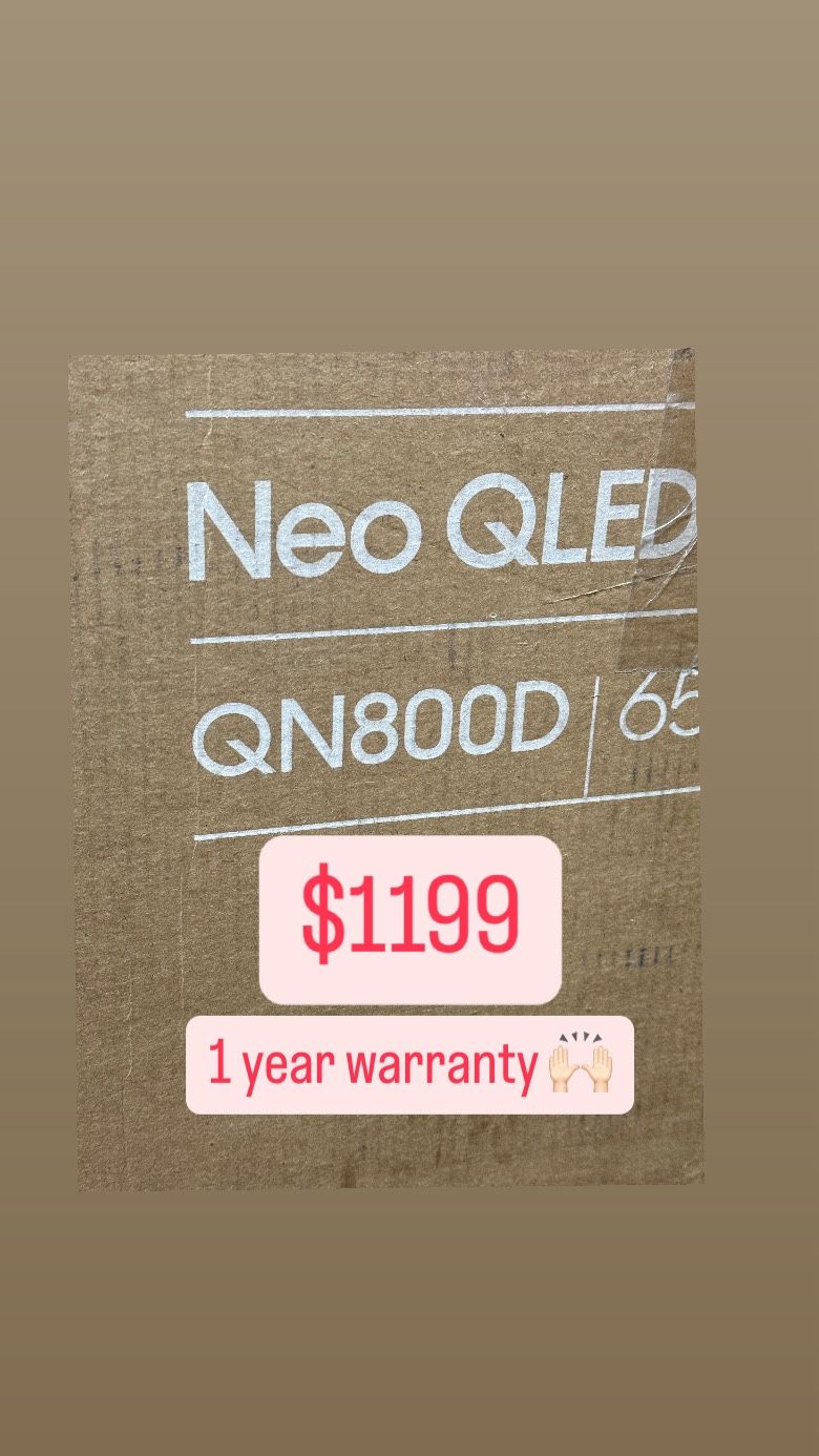 SAMSUNG 65 Inch Class Neo QLED 8K QN800D Series Mini LED Quantum HDR Smart TV with Ultra Slim Design, Dolby Atmos, Object Tracking Sound+, Q-Symphony