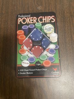 Box Of 99 Plastic Poker Chips