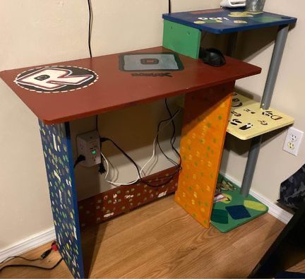Roblox Theme Hand painted Computer Desk