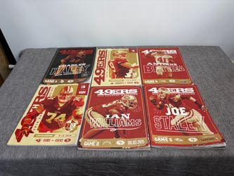 San Francisco 49ers Gameday Magazine Lot of 6