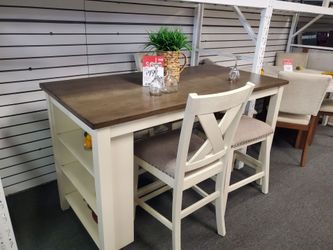 Counter Height Dining Table with Chairs