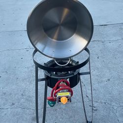 Cazo Con Vase I Quemador Nuevo Para Freir Pollo, Mojaras, Tacos Ext