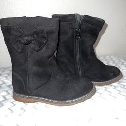 Black Toddler Girl Boots