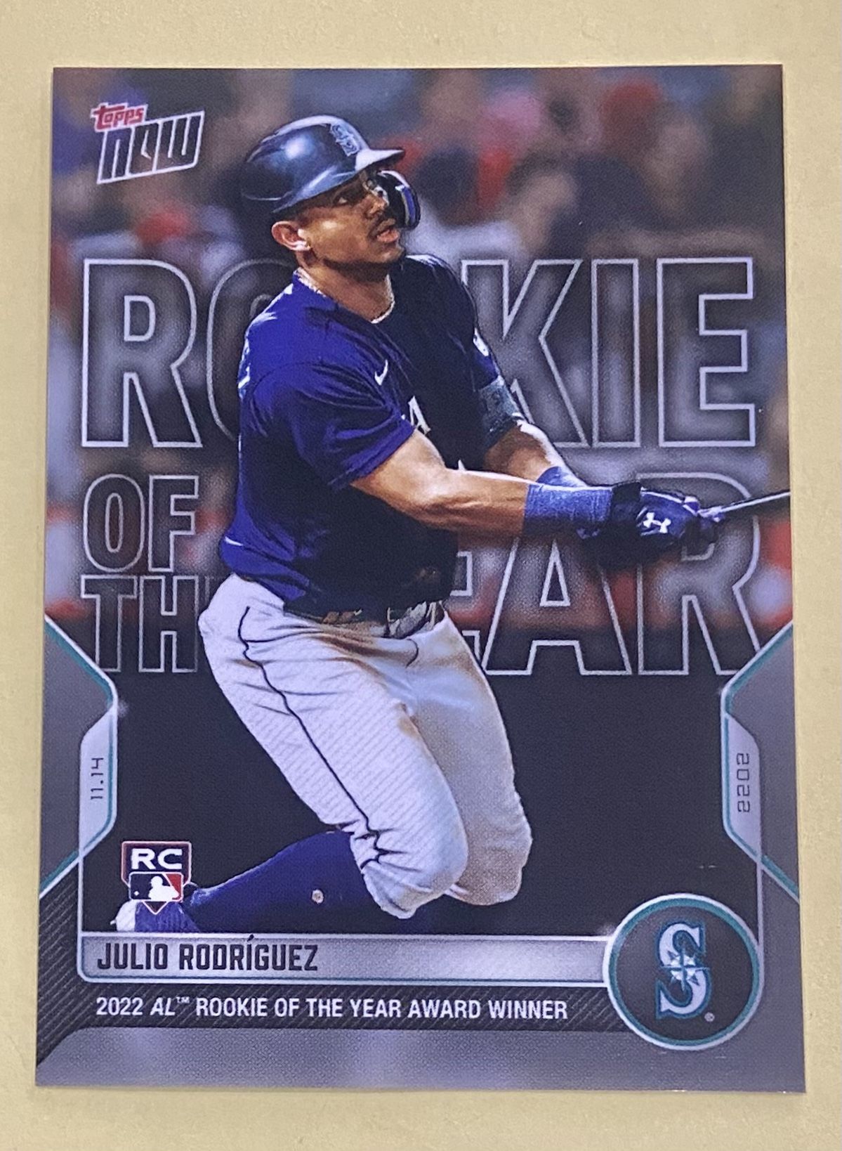 2022 Topps Now Julio Rodriguez Rookie