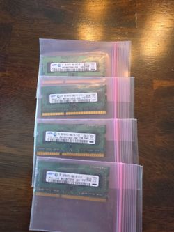 2GB DDR Samsung RAM, NEW, x4