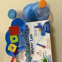 Learning Resources Splashology! Water Lab Science Kit, STEM Playtime, Water Activities, 19 Pieces, Ages 3+