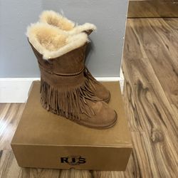 New Tassel Boots Size 9 