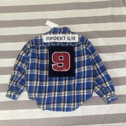 Project Gr Padded Check Flannel Work Wear Jacket Size 