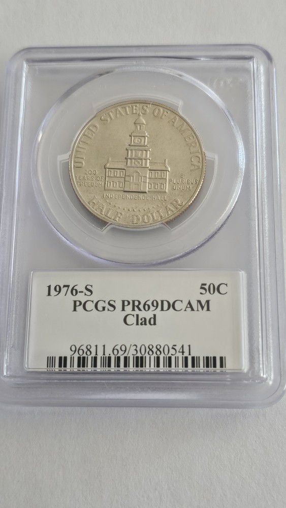 1976-S Bicentennial Kennedy Half Dollar PCGS PR69DCAM