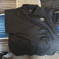 Windbreaker All Black Vans XL 