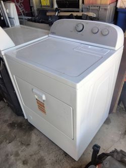 Whirlpool gas dryer barely been used and great shape..