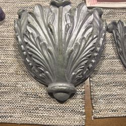 Vintage Fluted Wall Pocket Planter