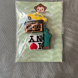 New York NY Culture Shoe Charms for Crocs
