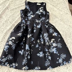 Beautiful blue and silver dress size 12