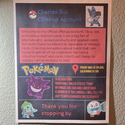Pokemon Cards Buy/Sell/Trade