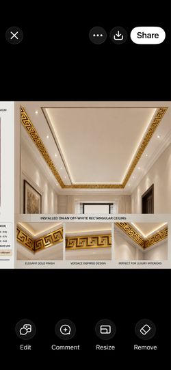 Golden Versace design