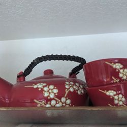 Tea Pots Tea Cups + Ceramic Pitchers