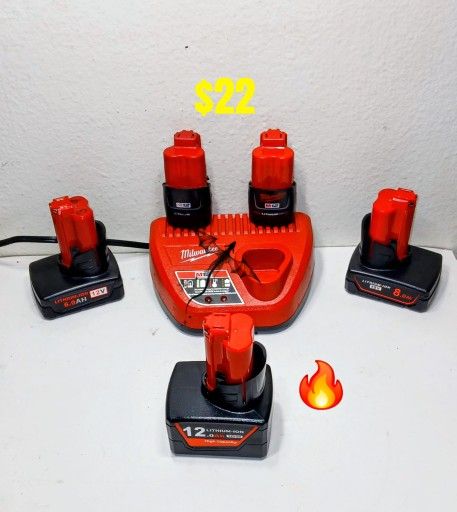 Milwaukee Batteries Chargers TOOL