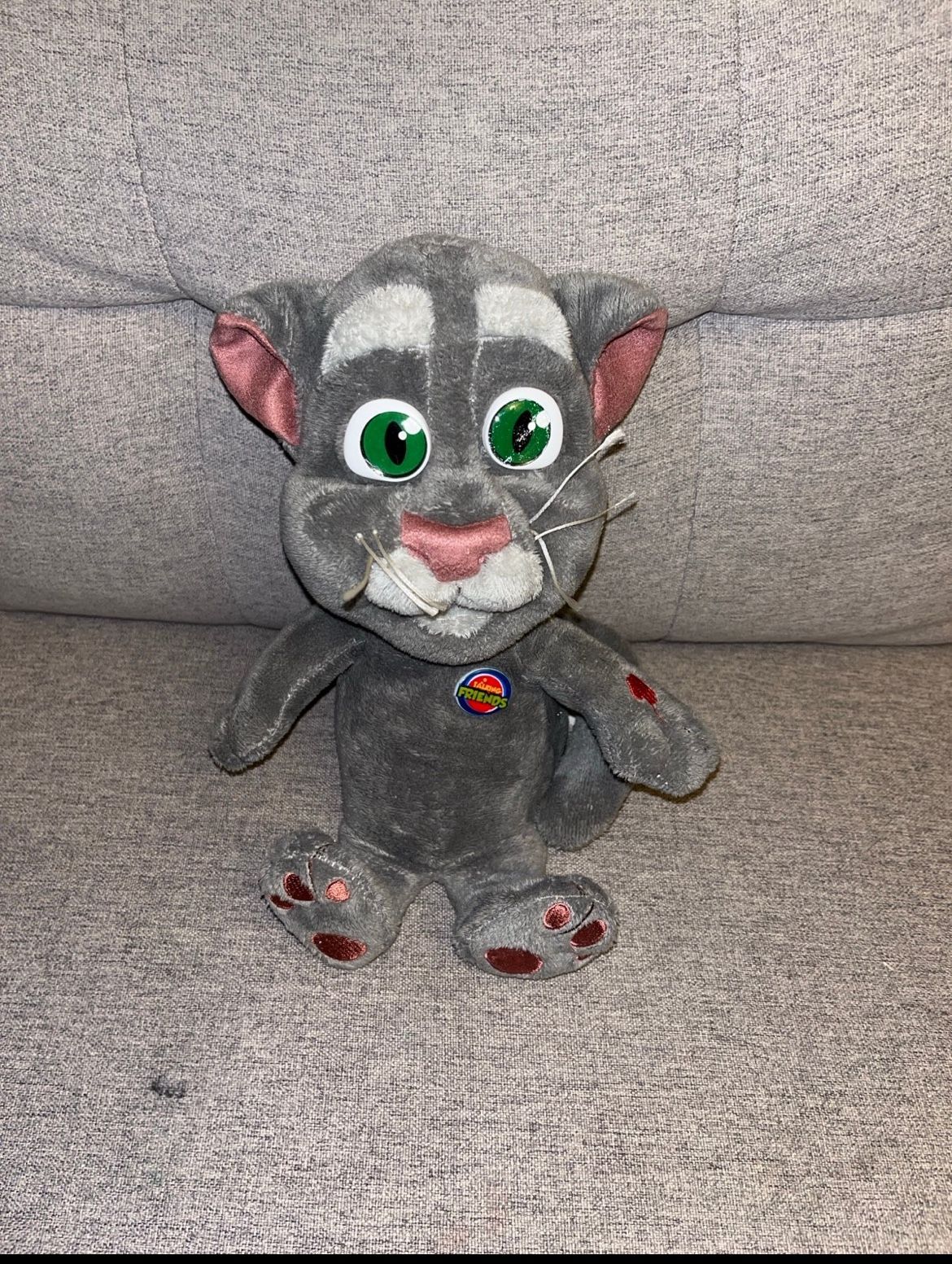 Collectible Talking Tom Talking Friends Cat Plush Stuffed 12”Interactive Works