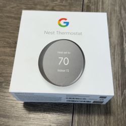 Google Nest Thermostat - Charcoal