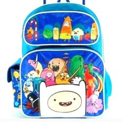 New ADVENTURE TIME ROLLING BACKPACK 