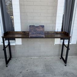 Overbed  Table With Wheels Queen Size $80