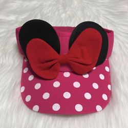 Youth girls One size Minnie Mouse Visor Hat 