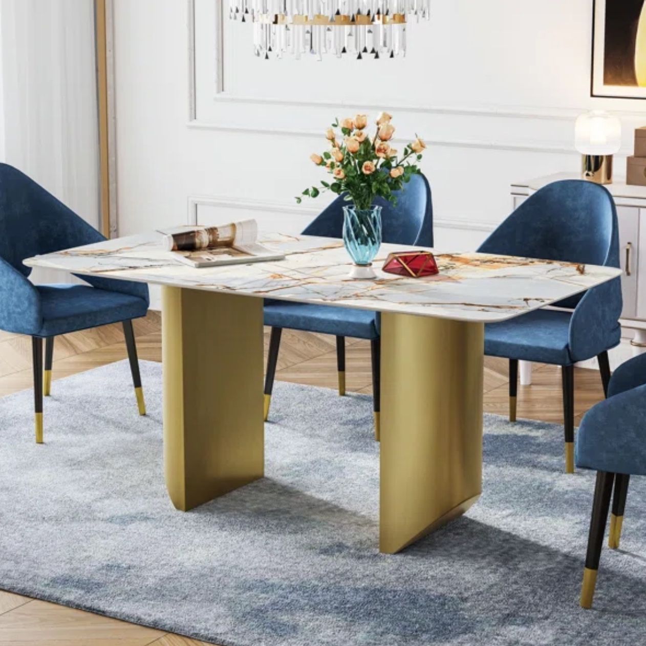 Dinning Table With Four Chairs 