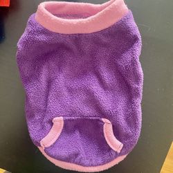 Purple Fleece Sweater 